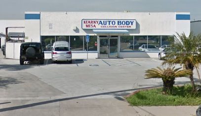 Kearny Mesa Auto Body storefront on Engineer Rd